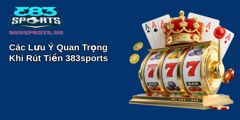 Các Lưu Ý Quan Trọng Khi Rút Tiền 383sports